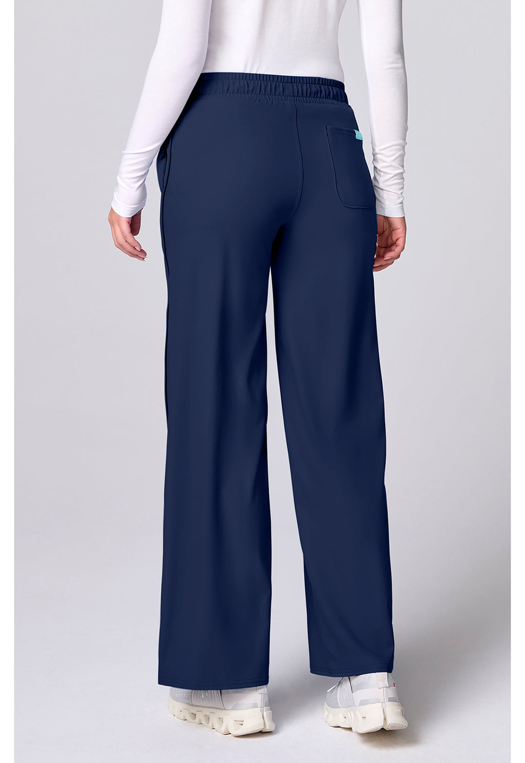 Insight Wide Leg Pintuck Scrub Pant