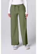 Insight Wide Leg Pintuck Scrub Pant