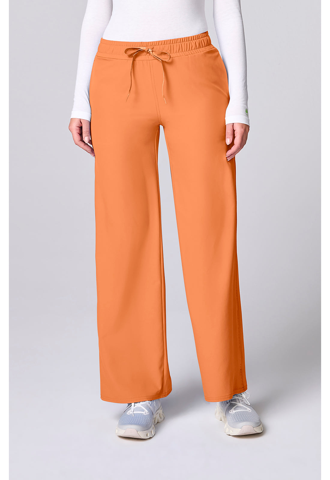 Insight Wide Leg Pintuck Scrub Pant