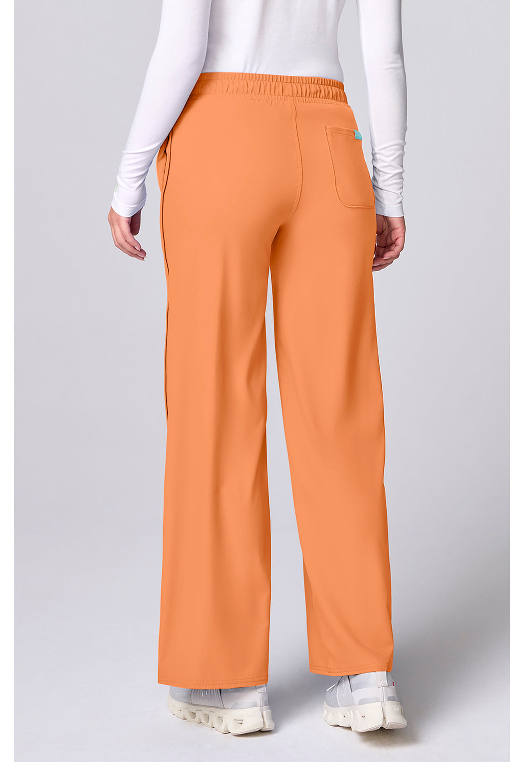 Insight Wide Leg Pintuck Scrub Pant