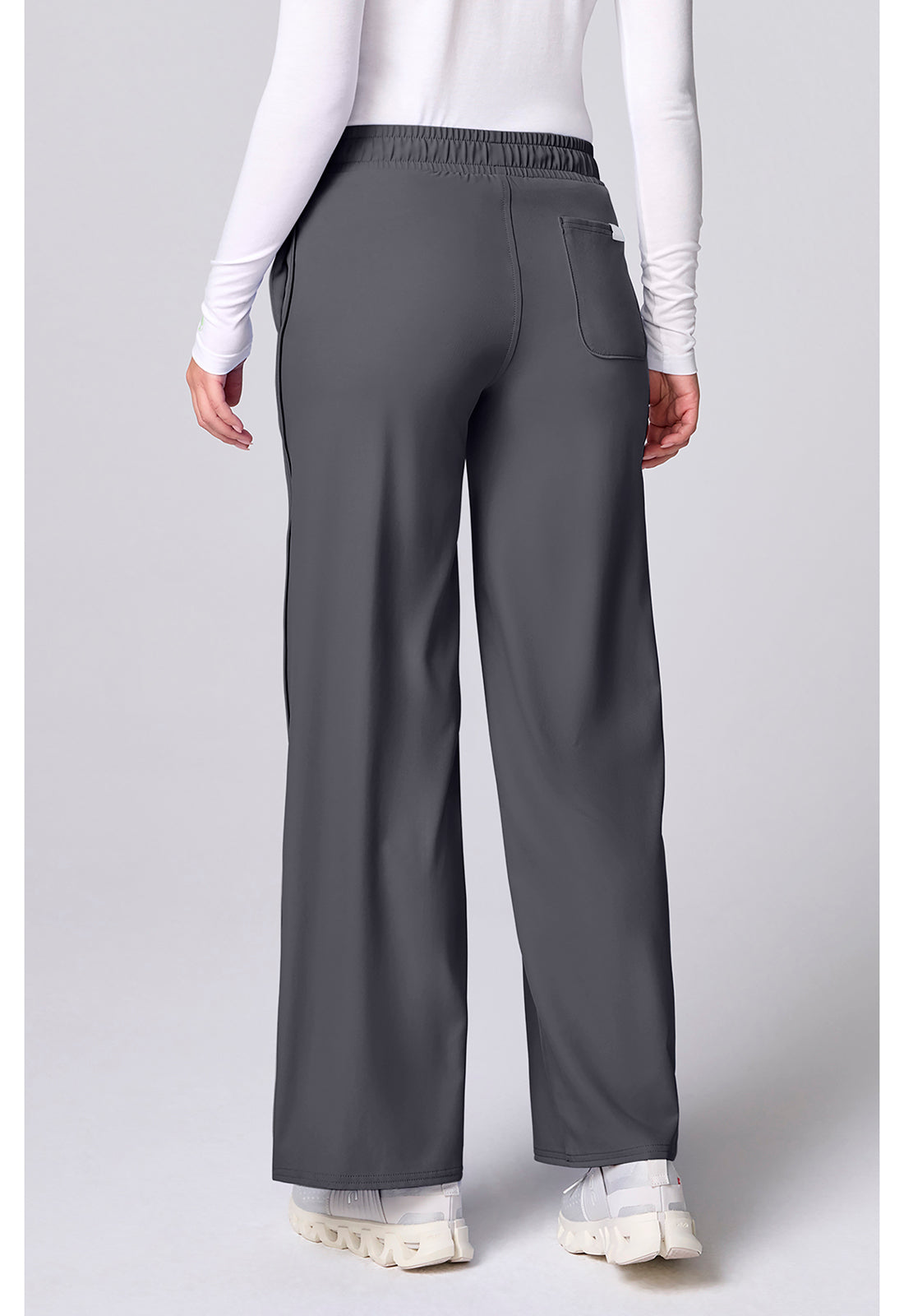 Insight Wide Leg Pintuck Scrub Pant