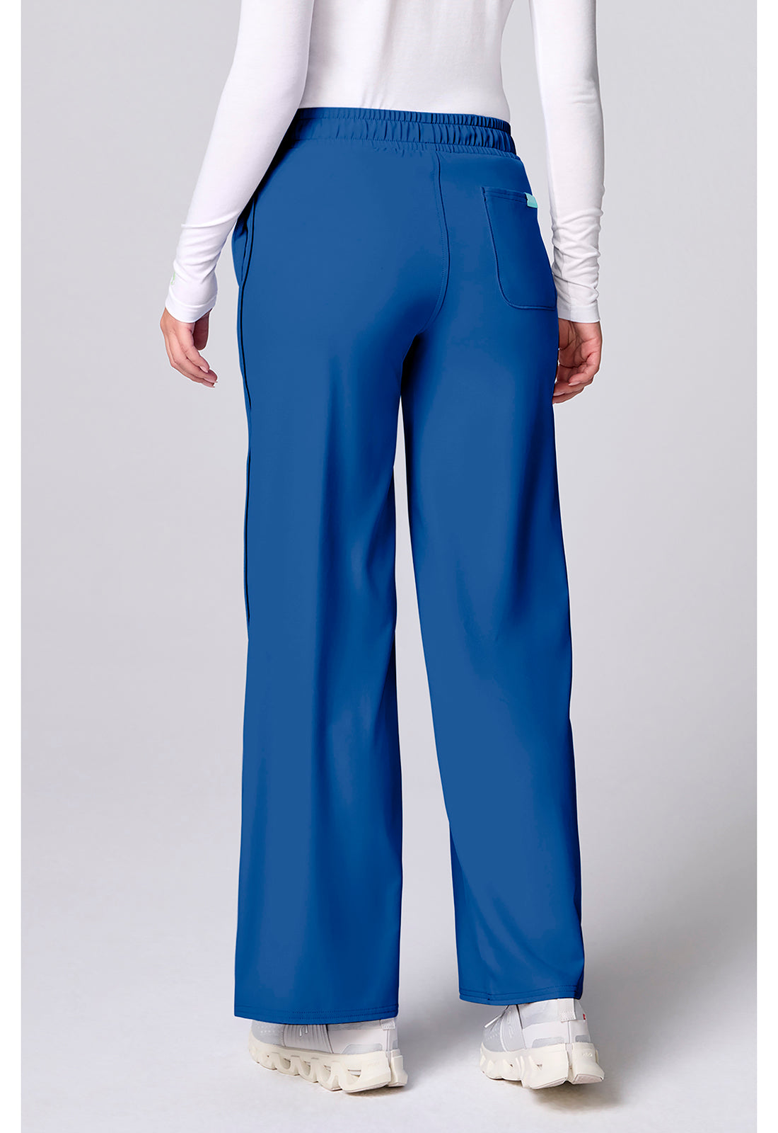 Insight Wide Leg Pintuck Scrub Pant