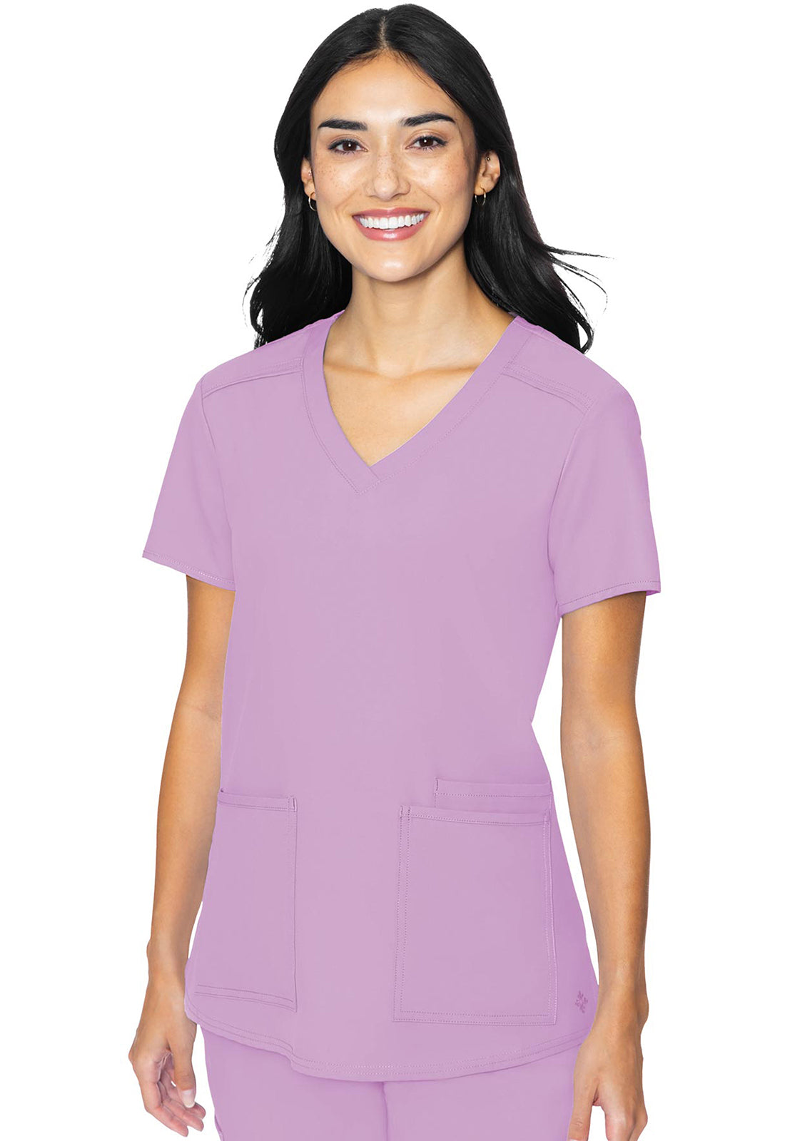 Insight 3 Pocket Scrub Top – Lightweight, Stretch, Moisture-Wicking Women's Scrub Top Med Couture Lilac XS