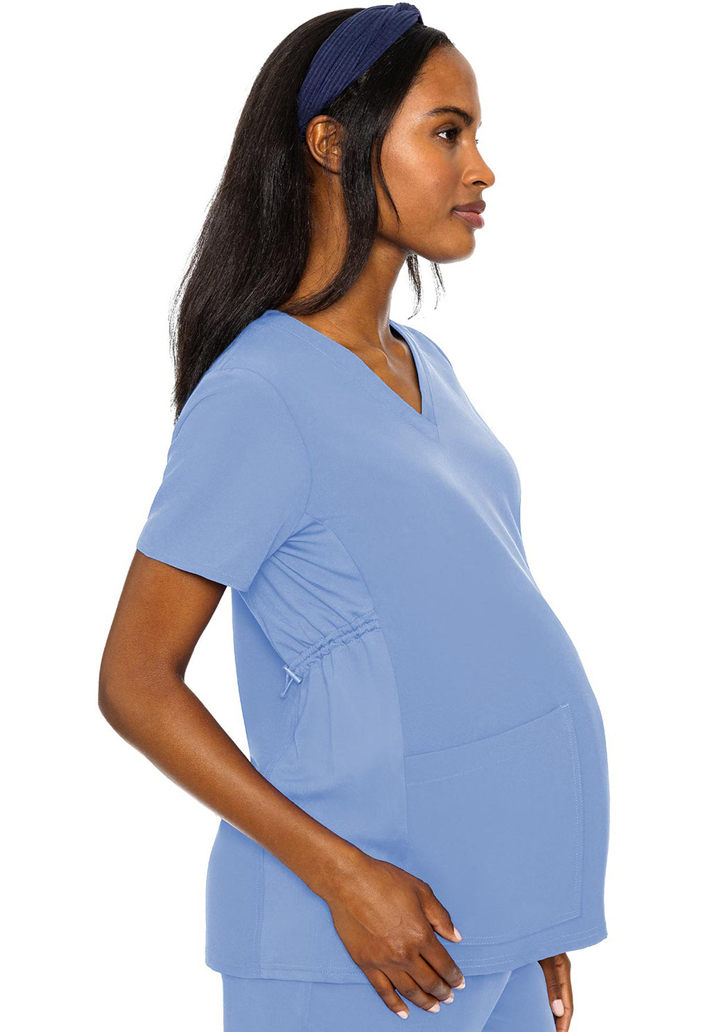 Adjustable Maternity Scrub Top