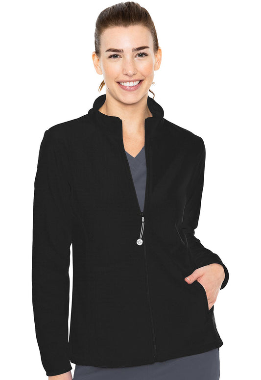 Med Couture - Performance Fleece Scrub Jacket Women's Scrub Jacket Med Couture Black XS 