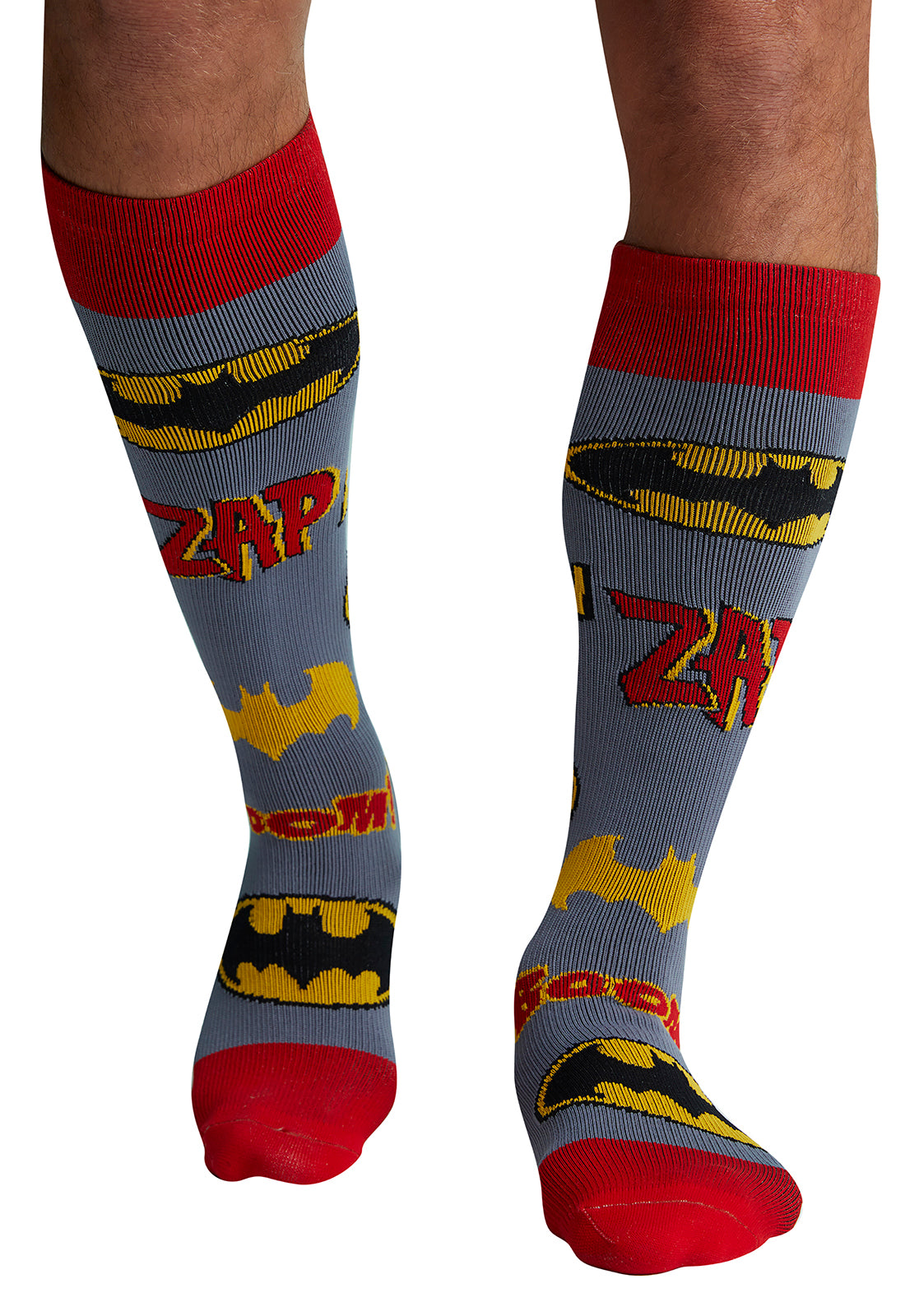 Men's 10-15mmHg Compression Socks Men's Compression Socks Cherokee Legwear Batman Mania  
