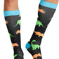 Men's Compression Socks 10-15mmHg Men's Compression Socks Cherokee Legwear Dancing Dinos  
