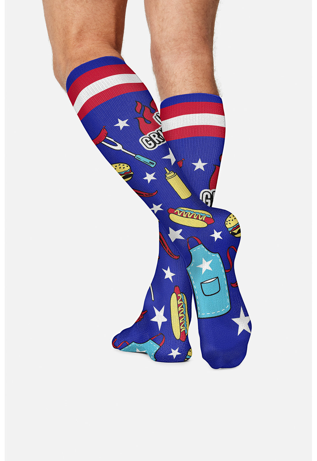 Grillin' It - Men's Compression Socks