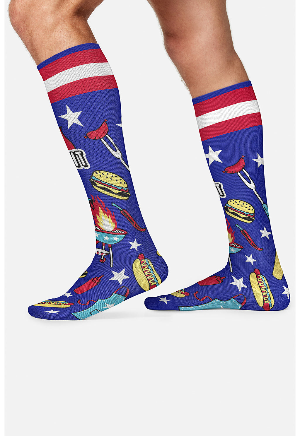 Grillin' It - Men's Compression Socks