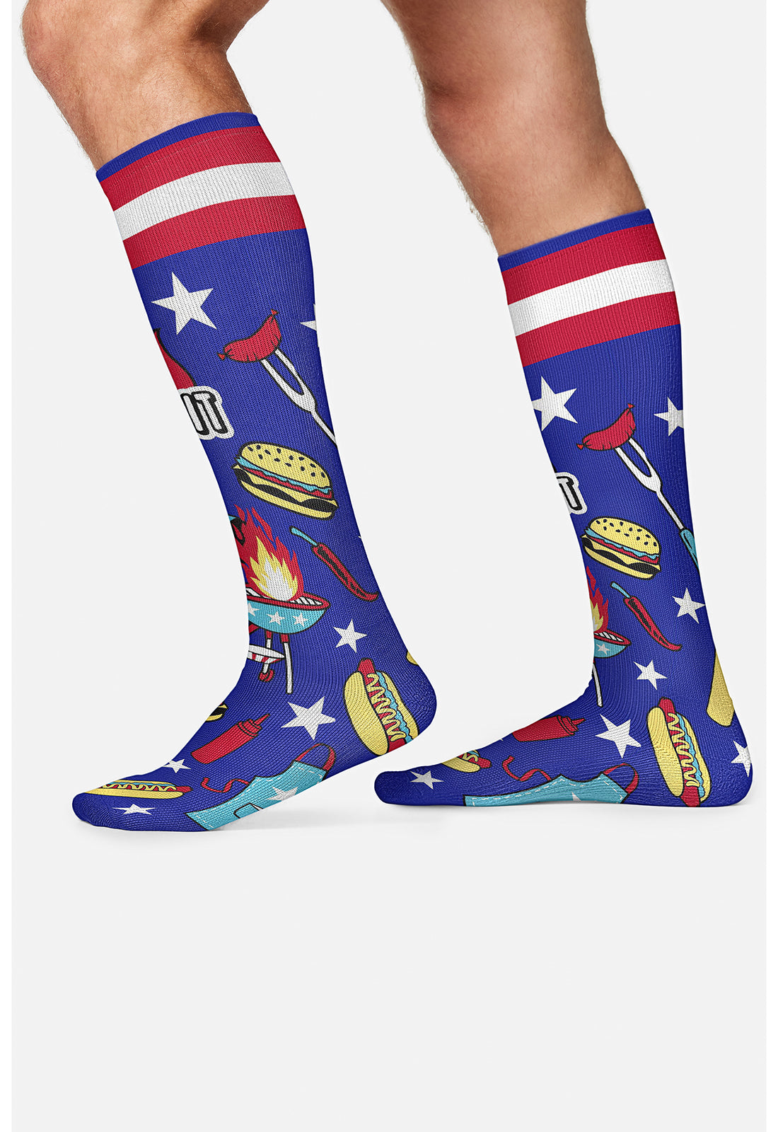 Grillin' It - Men's Compression Socks