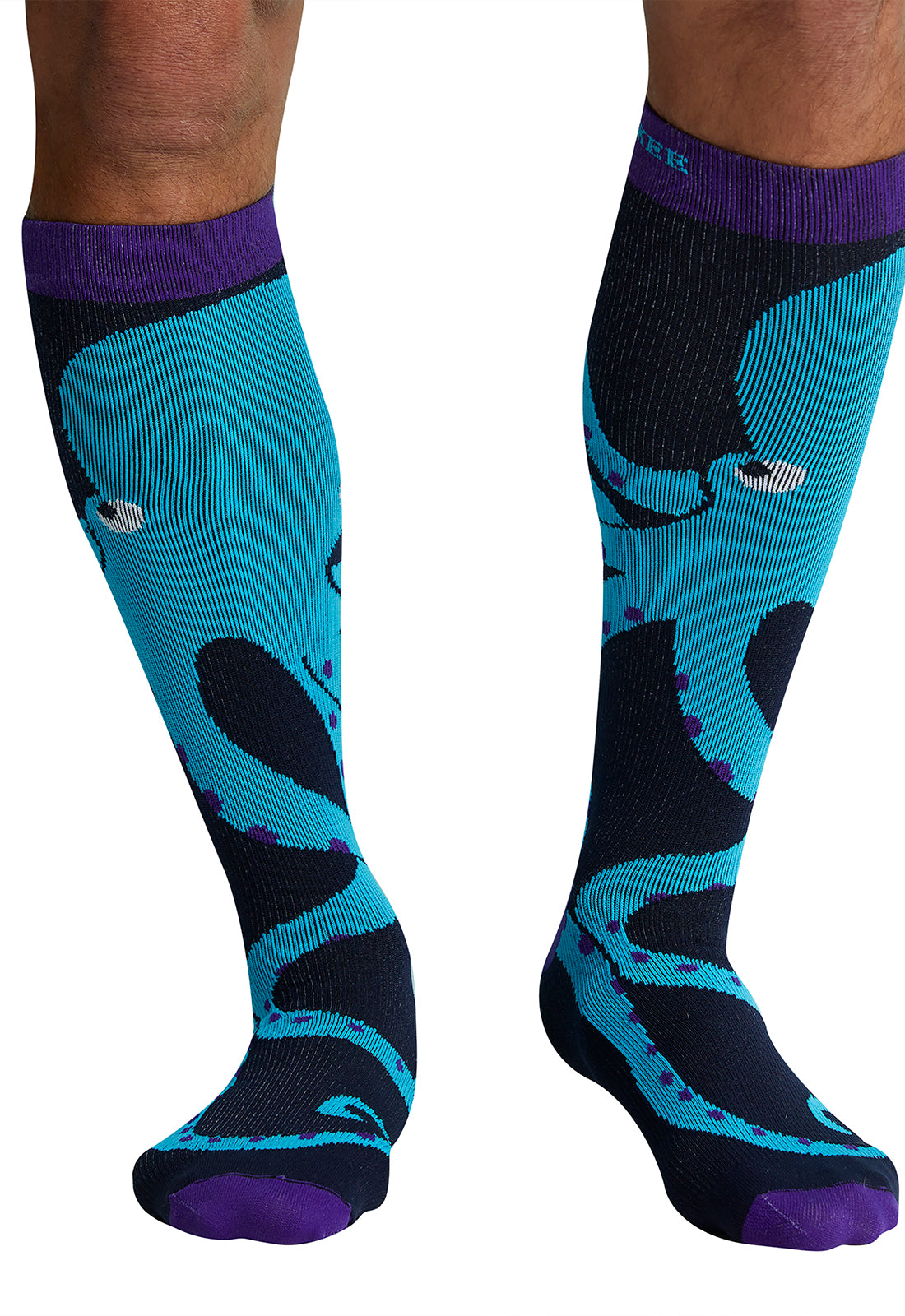 Men's 10-15mmHg Compression Socks Men's Compression Socks Cherokee Legwear Oh Octopus  