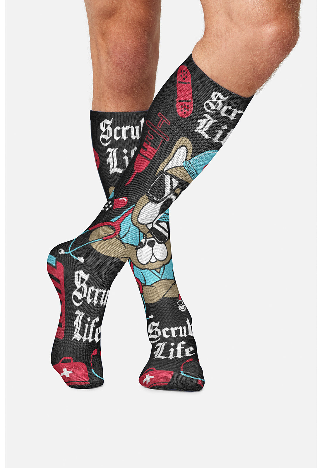 Scrub Life - Men's Compression Socks