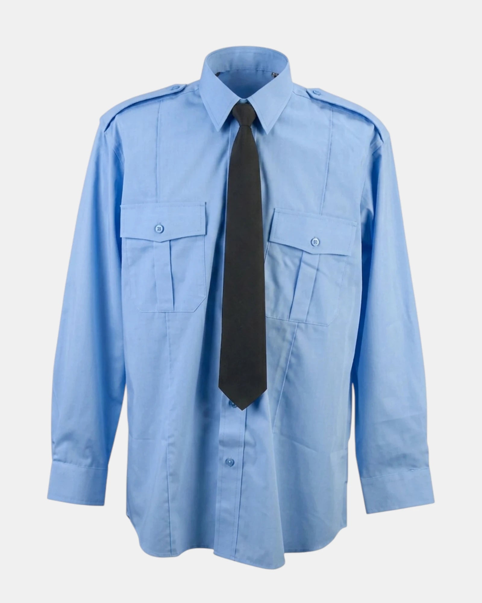 OPUS MS509R Military Long Sleeve Shirt in the colour Light Blue.