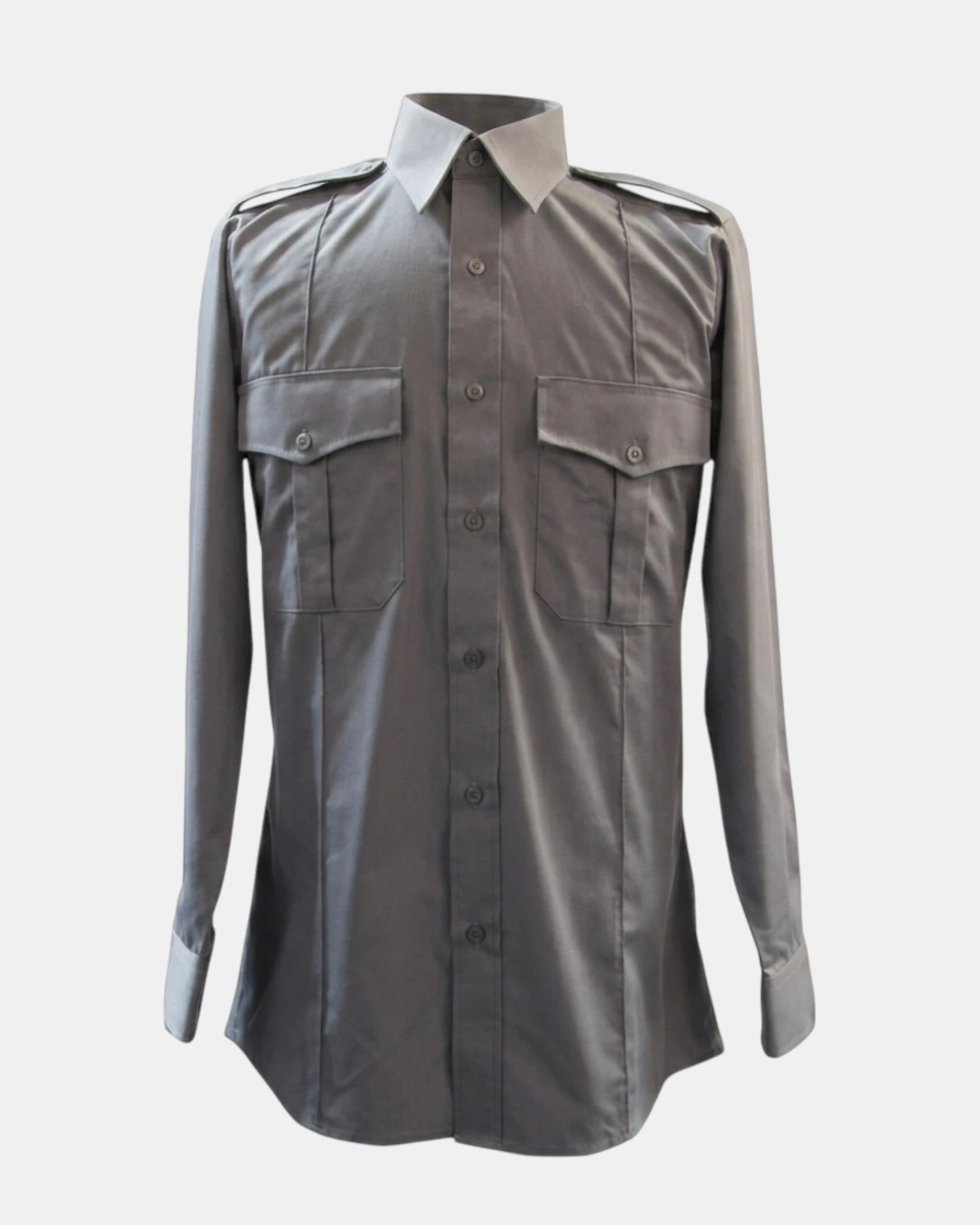 OPUS MS509R Military Long Sleeve Shirt in the colour Gray.