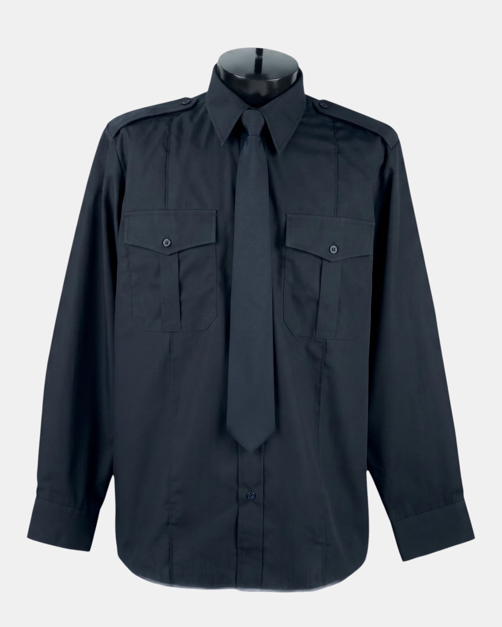 OPUS MS509R Military Long Sleeve Shirt in the colour LAPD Navy.