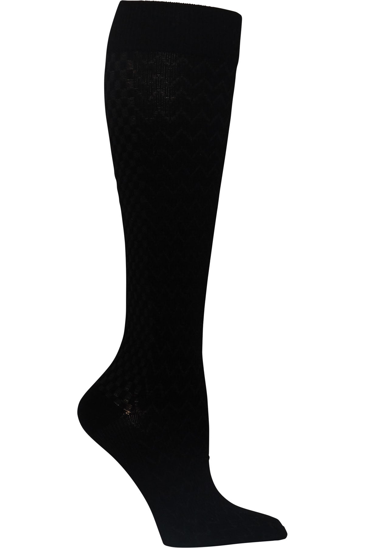 True Support Men's Compression Socks in Black Men's Compression Socks Cherokee Legwear Regular  