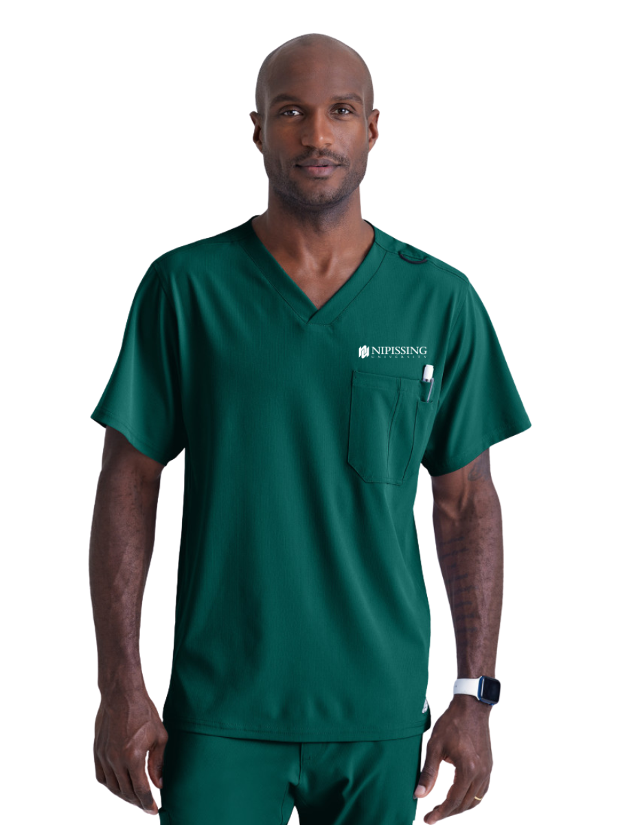 First Year Nipissing Nursing - Men's Structure Scrub Top Skechers