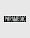 OPUS PAR810 Paramedic Reflective Back Patch, Black and Silver