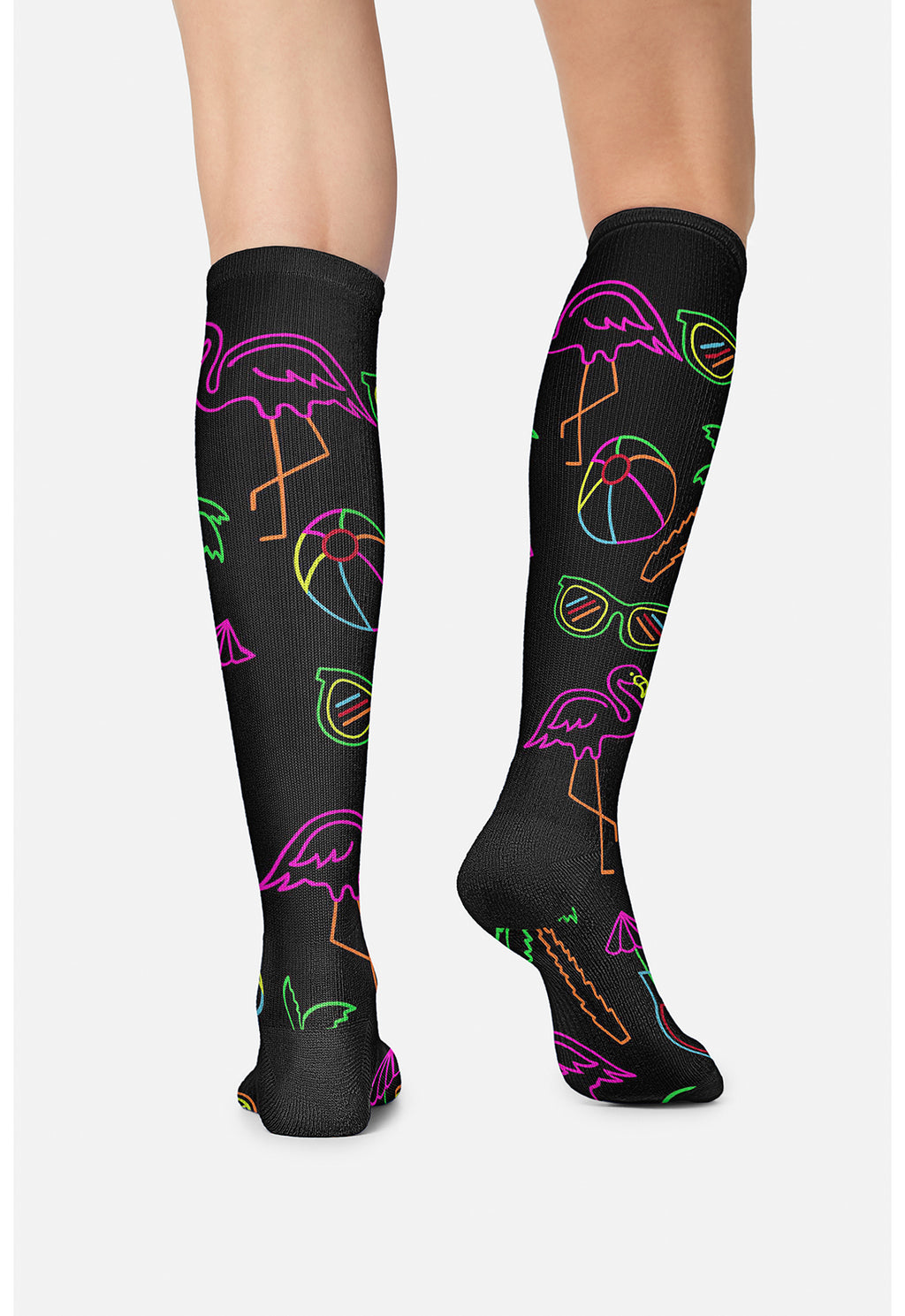 Beachy Vibes Compression Socks