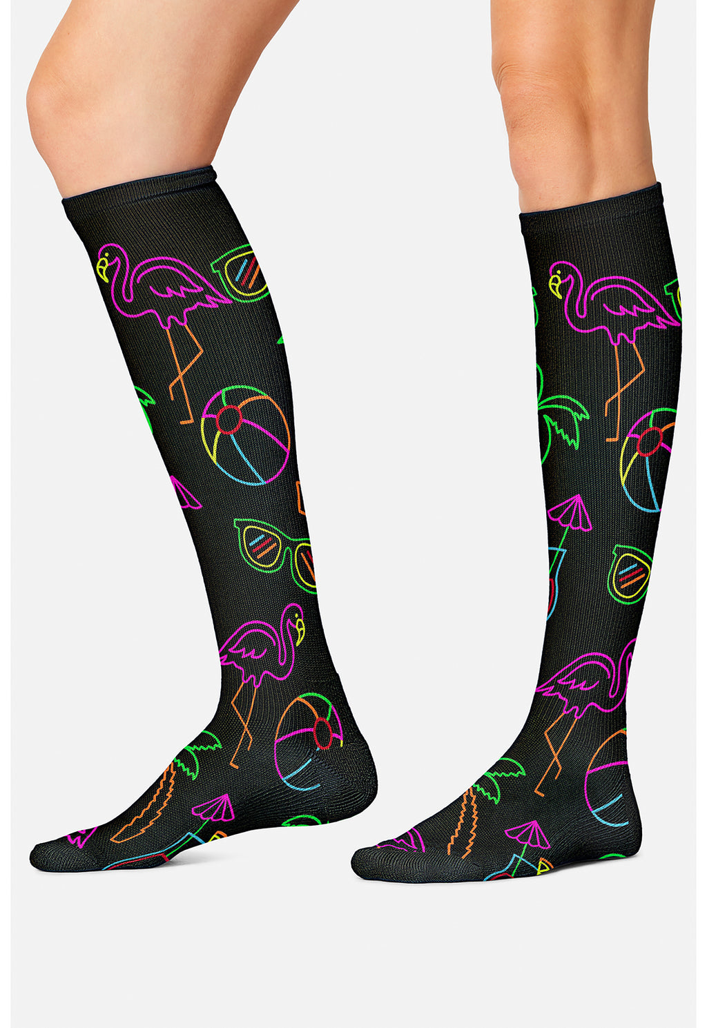 Beachy Vibes Compression Socks