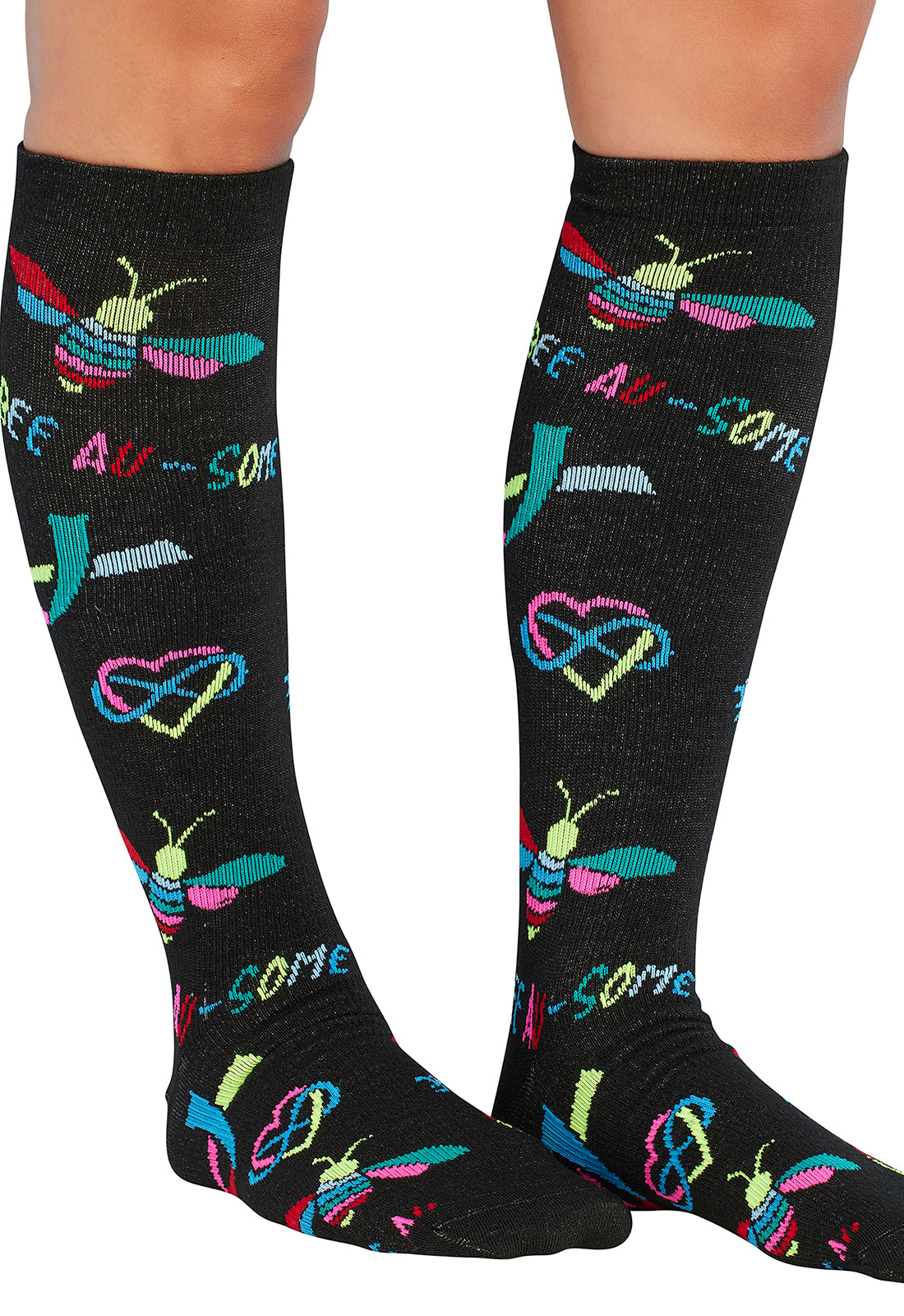 Bee Au-Some Compression Socks Women's Compression Socks Cherokee Legwear