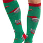 Regular Fit - Compression Socks 10-15mmHg Compression Socks Cherokee Legwear Christmas Cats  