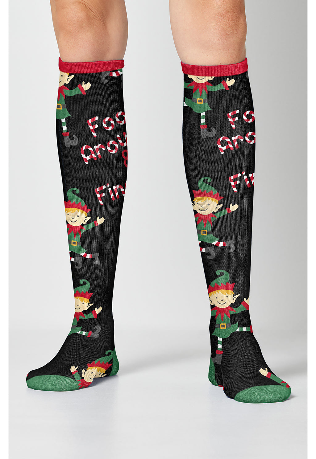 Dancing Elves Compression Socks