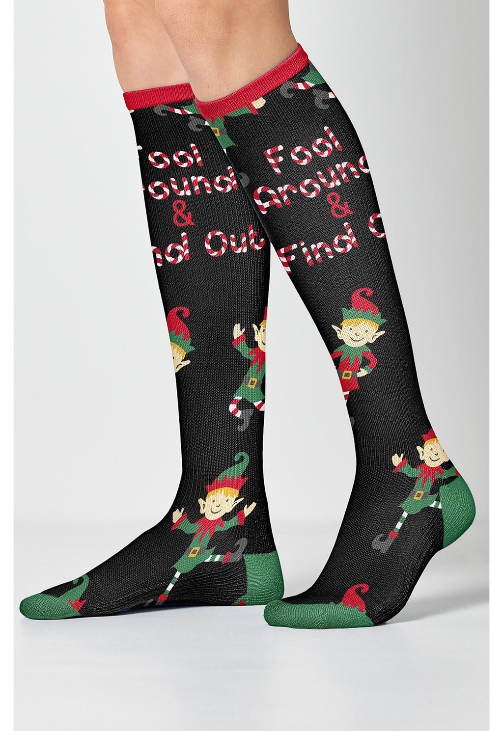 Dancing Elves Compression Socks