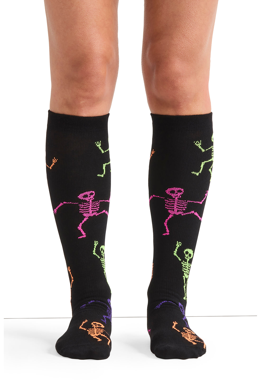 Dancing Skeletons Compression Socks Women's Compression Socks Cherokee Legwear Regular