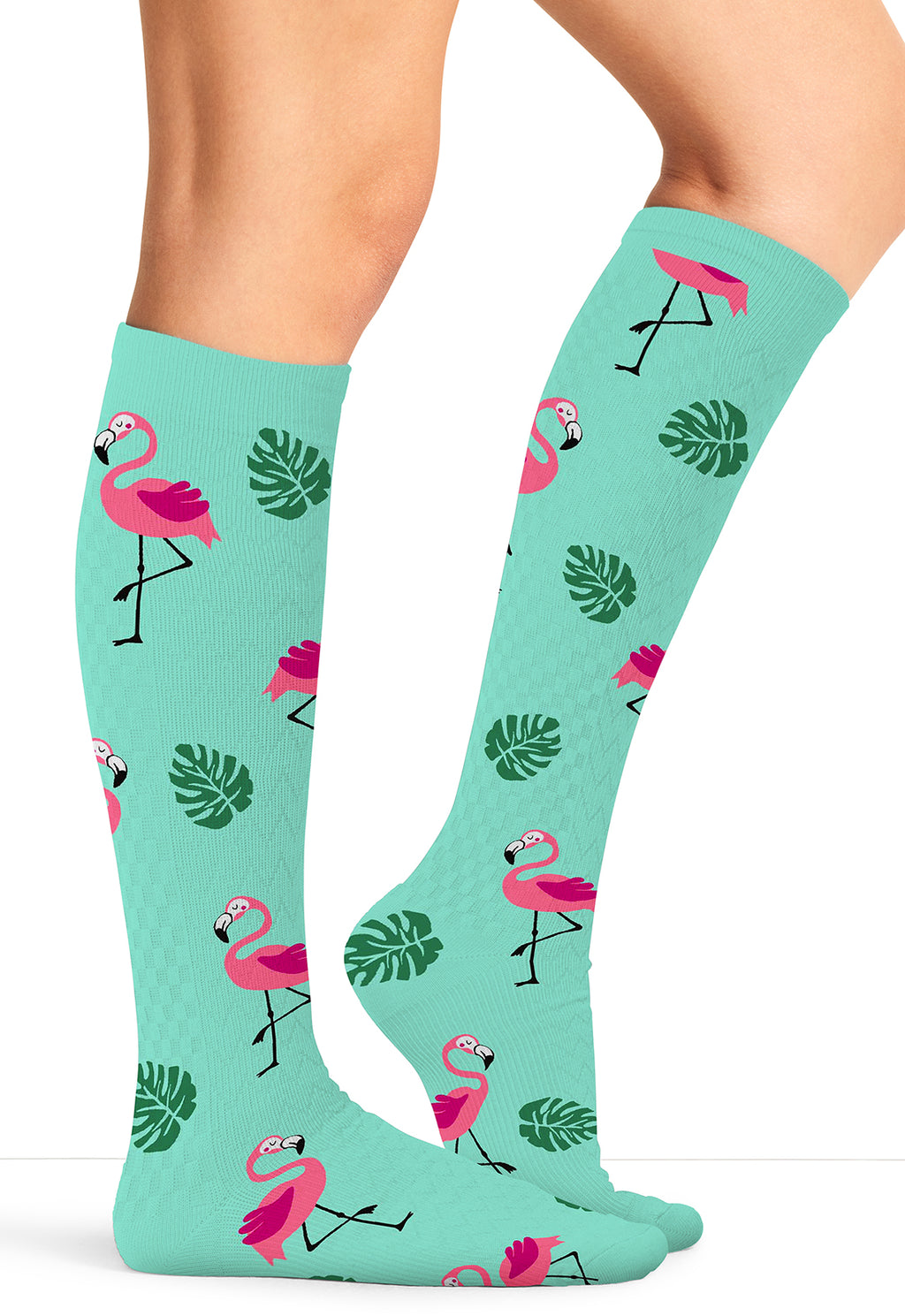 Flamingo Life Compression Socks Women's Compression Socks Cherokee Legwear