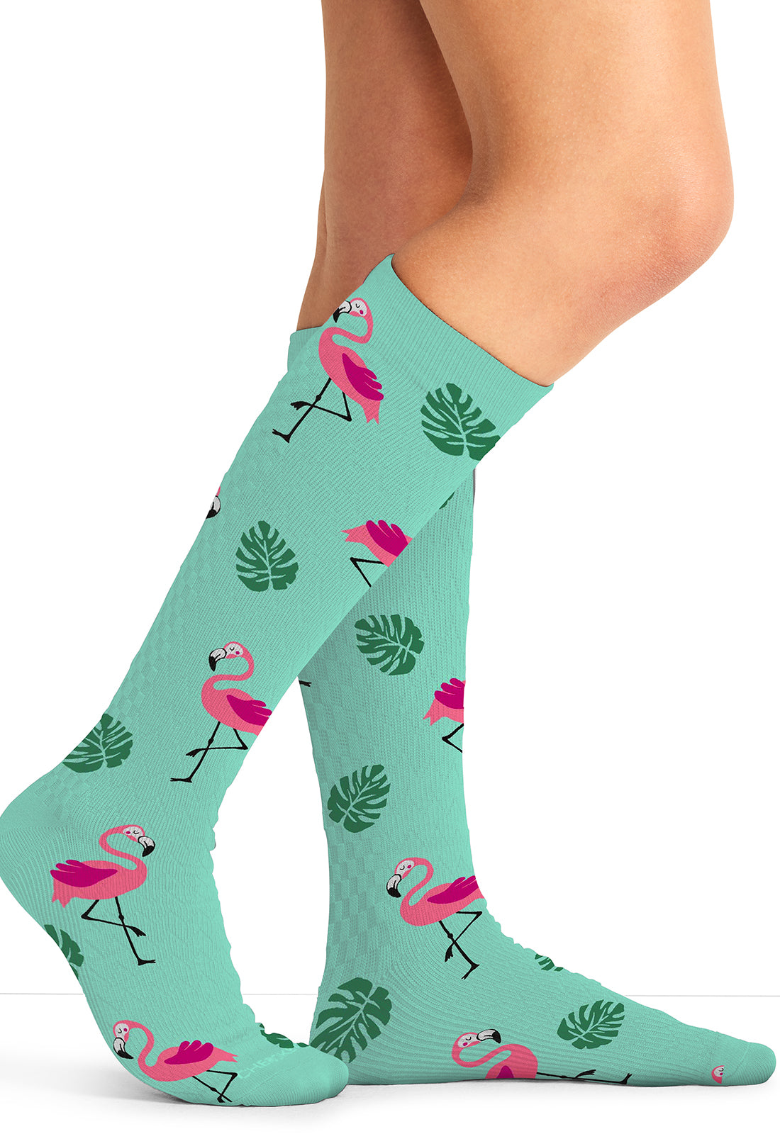 Flamingo Life Compression Socks Women's Compression Socks Cherokee Legwear Regular