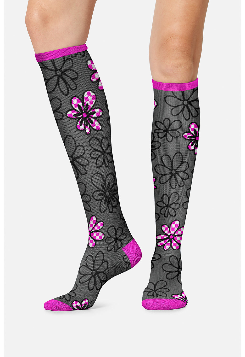 Flower Power Compression Socks
