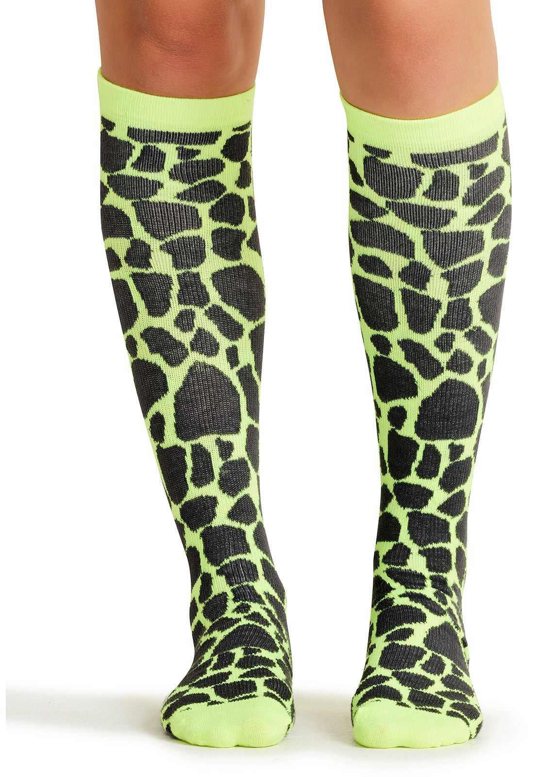 Regular Fit - Compression Socks 10-15mmHg Compression Socks Cherokee Legwear Glowing Giraffe  