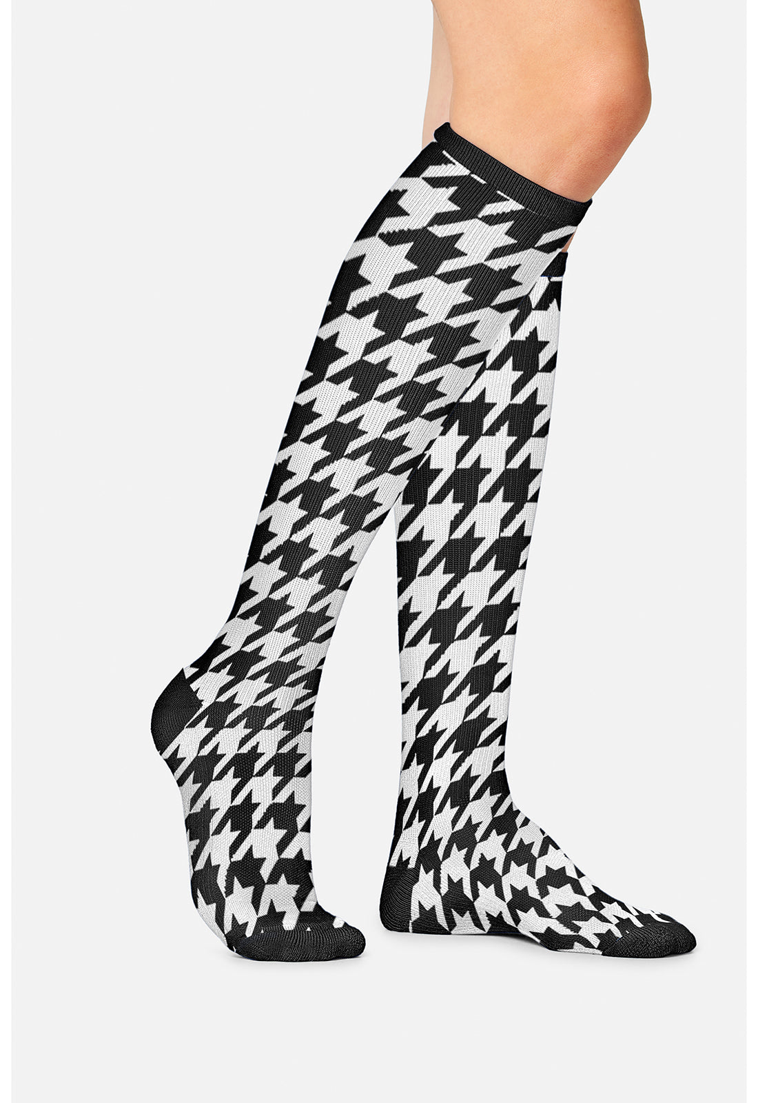 Houndstooth Compression Socks