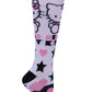 Regular Fit | Women's 10-15mmHg Compression Socks Compression Socks Cherokee Legwear Hello Kitty Love  