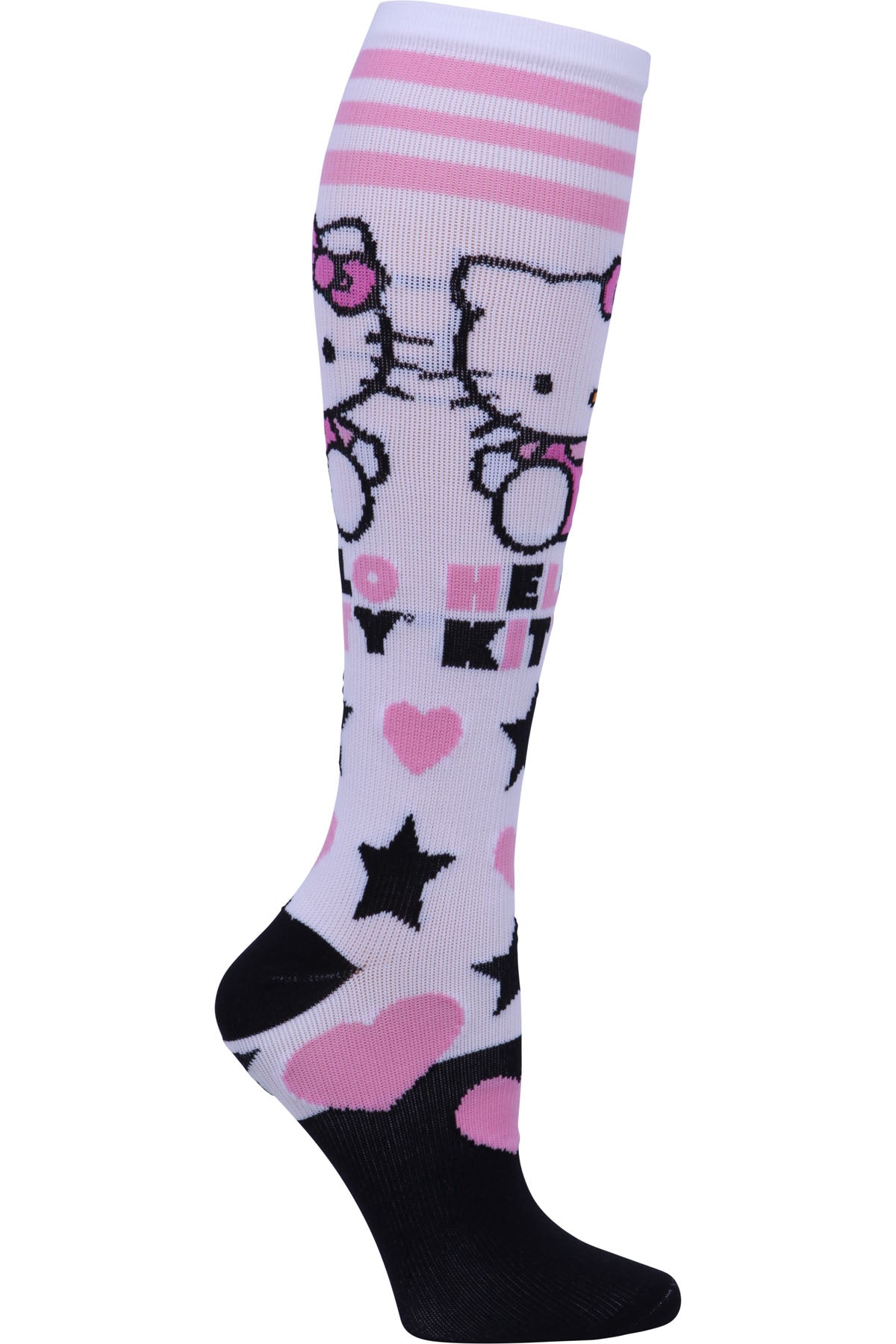 Regular Fit | Women's 10-15mmHg Compression Socks Compression Socks Cherokee Legwear Hello Kitty Love  