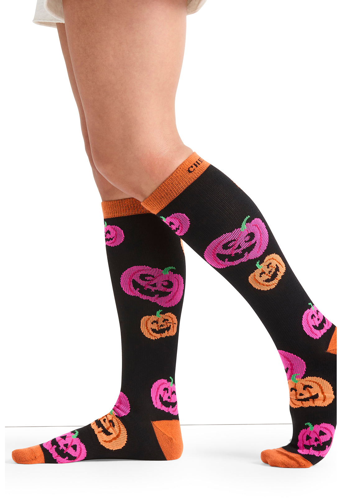 Happy Pumpkins Compression Socks Women's Compression Socks Cherokee Legwear