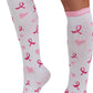 Regular Fit - Compression Socks 10-15mmHg Compression Socks Cherokee Legwear Heartfelt Ribbons  
