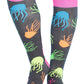 Regular Fit - Compression Socks 10-15mmHg Compression Socks Cherokee Legwear Jellyfish Jam  