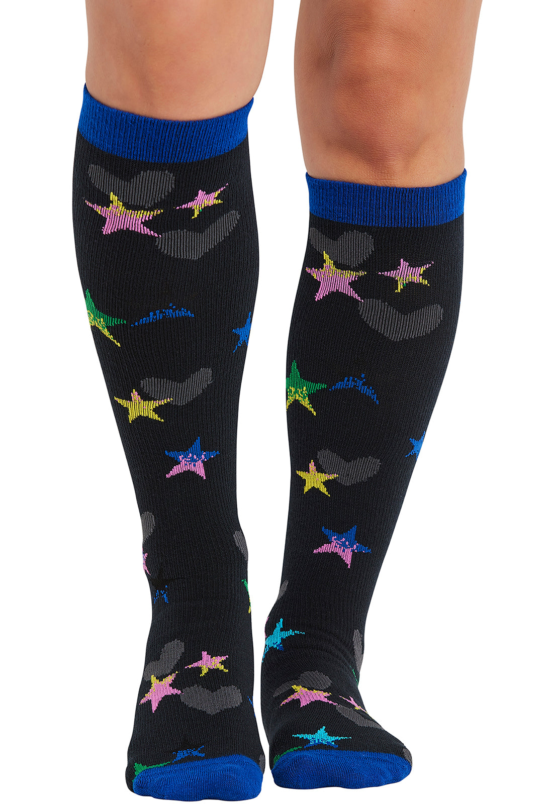Regular Fit Women s 10 15mmHg Compression Socks Sketch Hearts