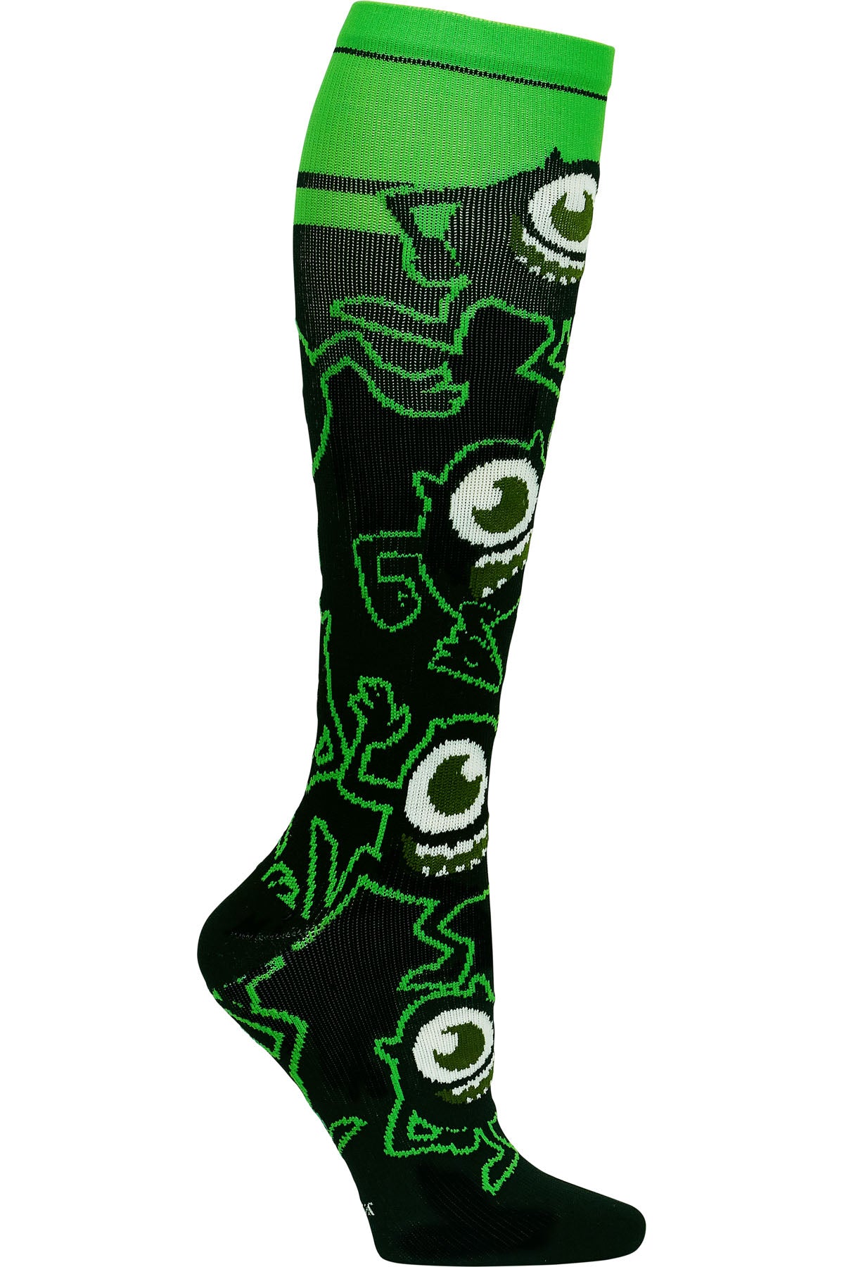 Regular Fit | Women's 10-15mmHg Compression Socks Compression Socks Cherokee Legwear I Believe In Monsters  