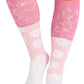 Women's 10-15mmHg Support Socks in Floral 2-Pack Women's Compression Socks Cherokee Legwear   