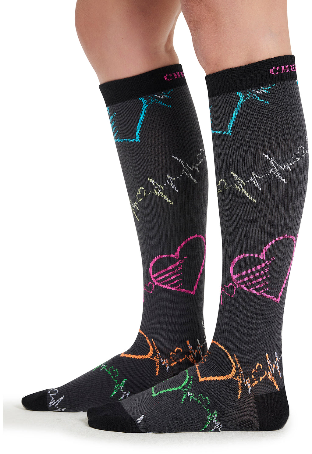 Pop Beats Compression Socks Women's Compression Socks Cherokee Legwear