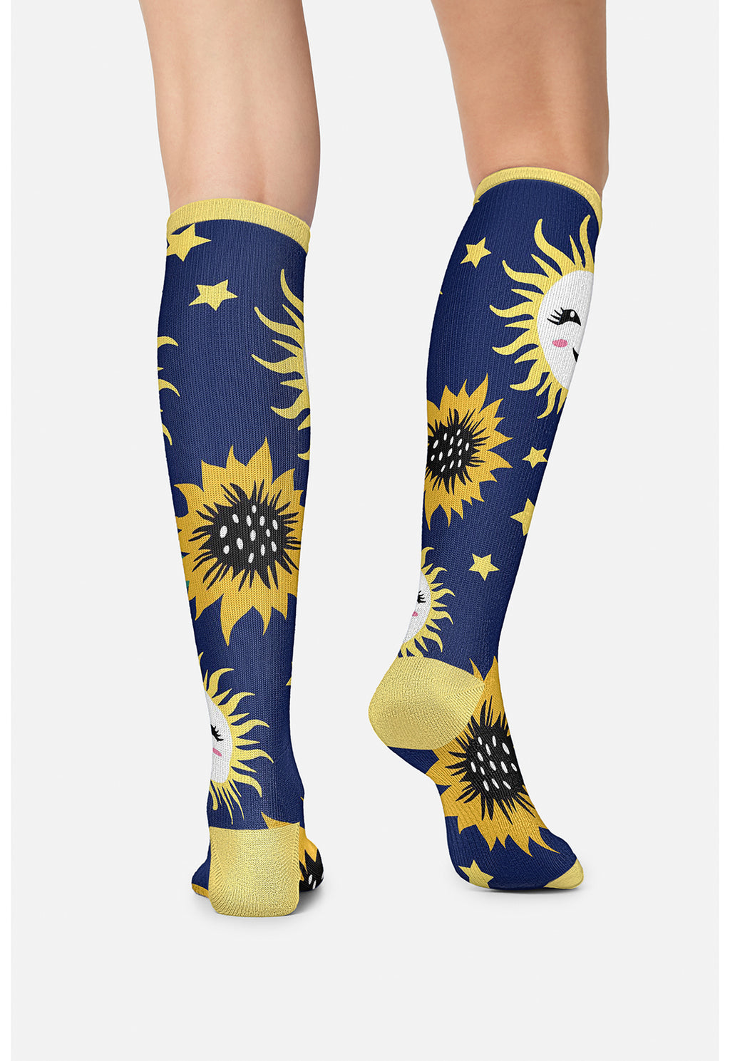Sunflower Power Compression Socks