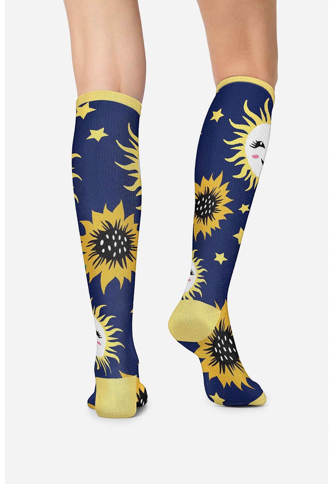 Sunflower Power Compression Socks