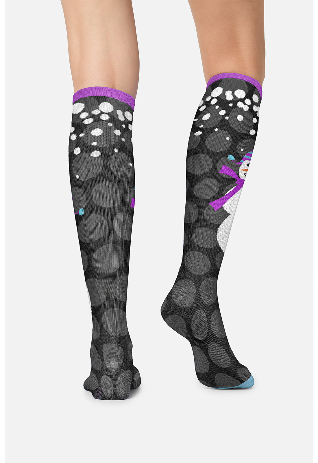 Snowman Love Compression Socks Women's Compression Socks Cherokee Legwear