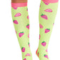 Regular Fit | Women's 10-15mmHg Compression Socks Compression Socks Cherokee Legwear Strawberry Patch  