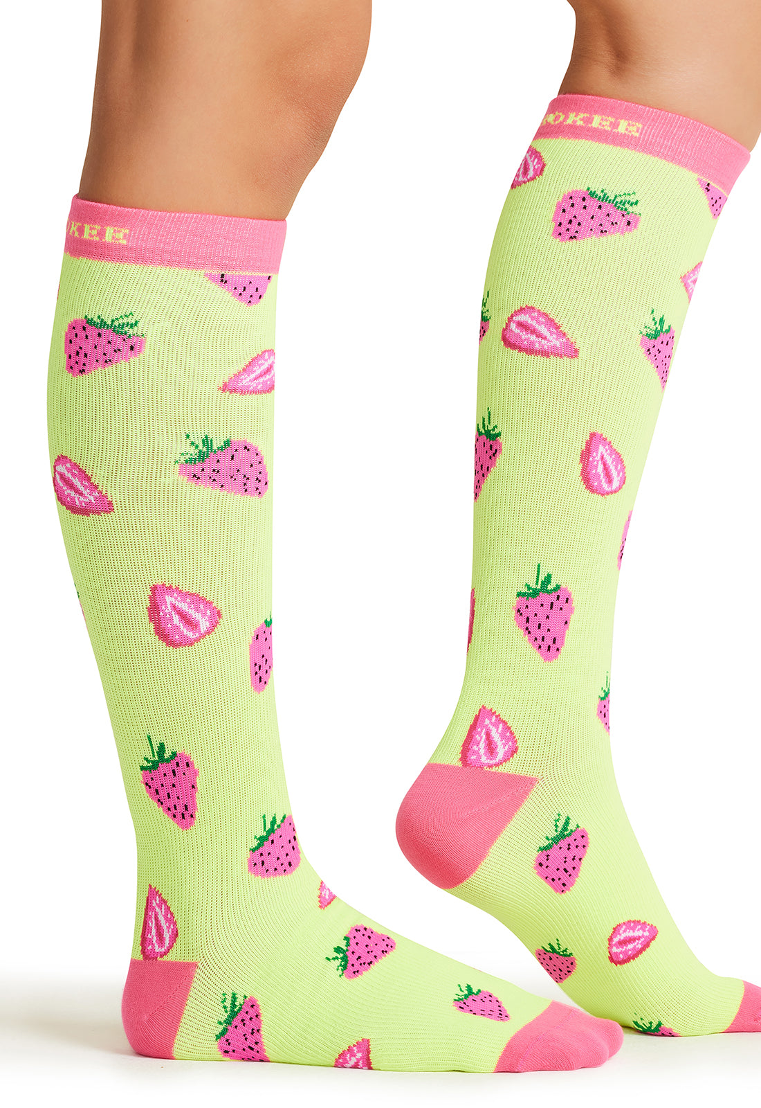 Strawberry Patch Compression Socks Women's Compression Socks Cherokee Legwear