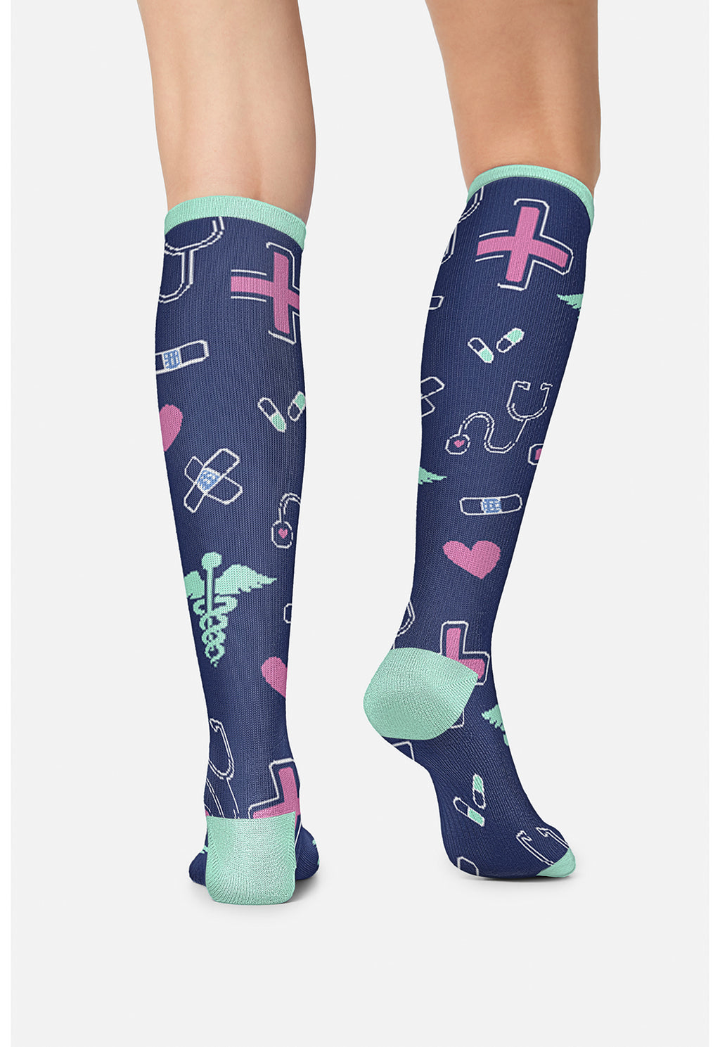 Symbols Of Care Compression Socks