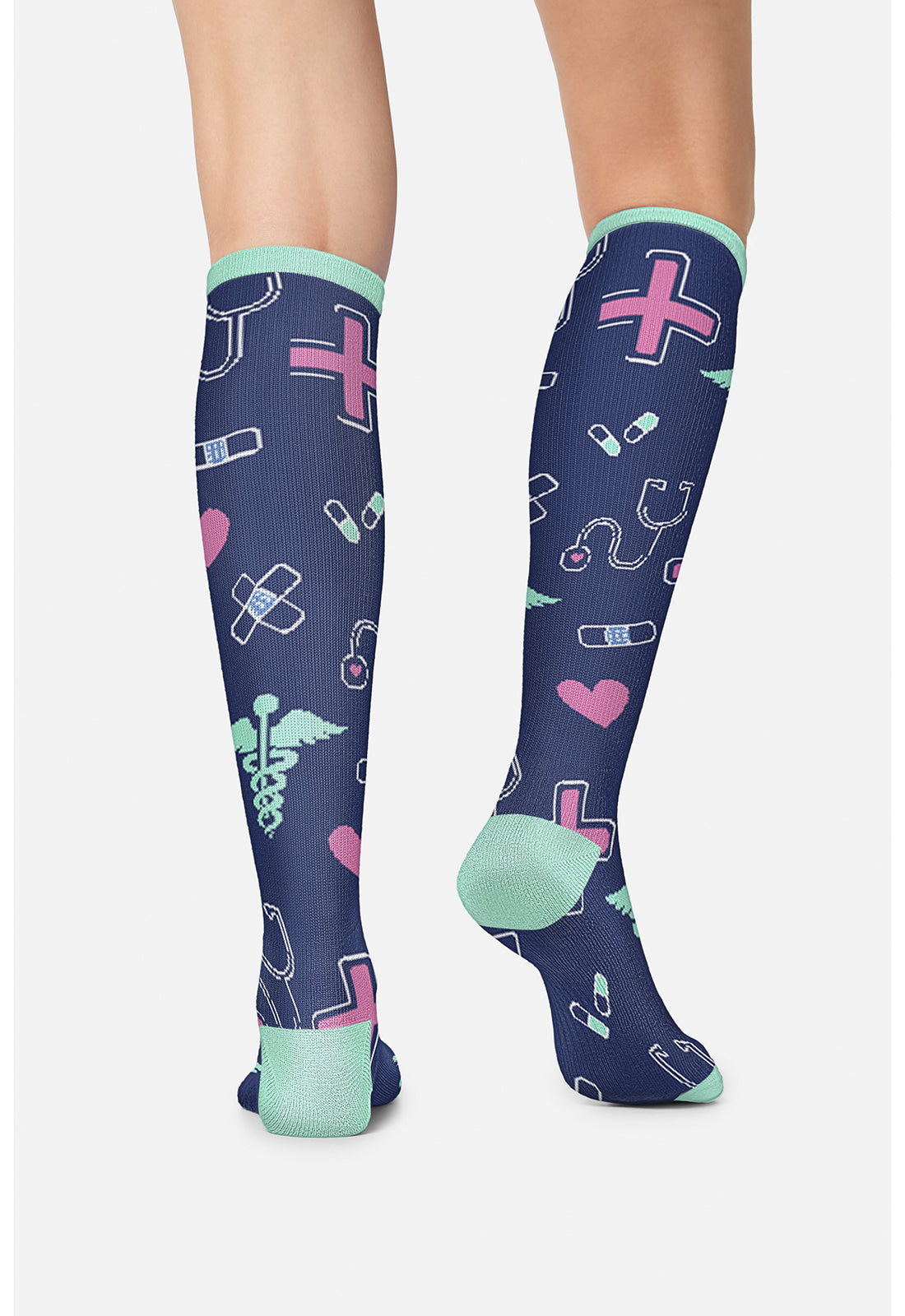 Symbols Of Care Compression Socks